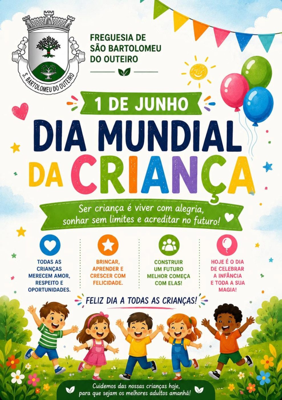 Feliz Dia Mundial da Criança